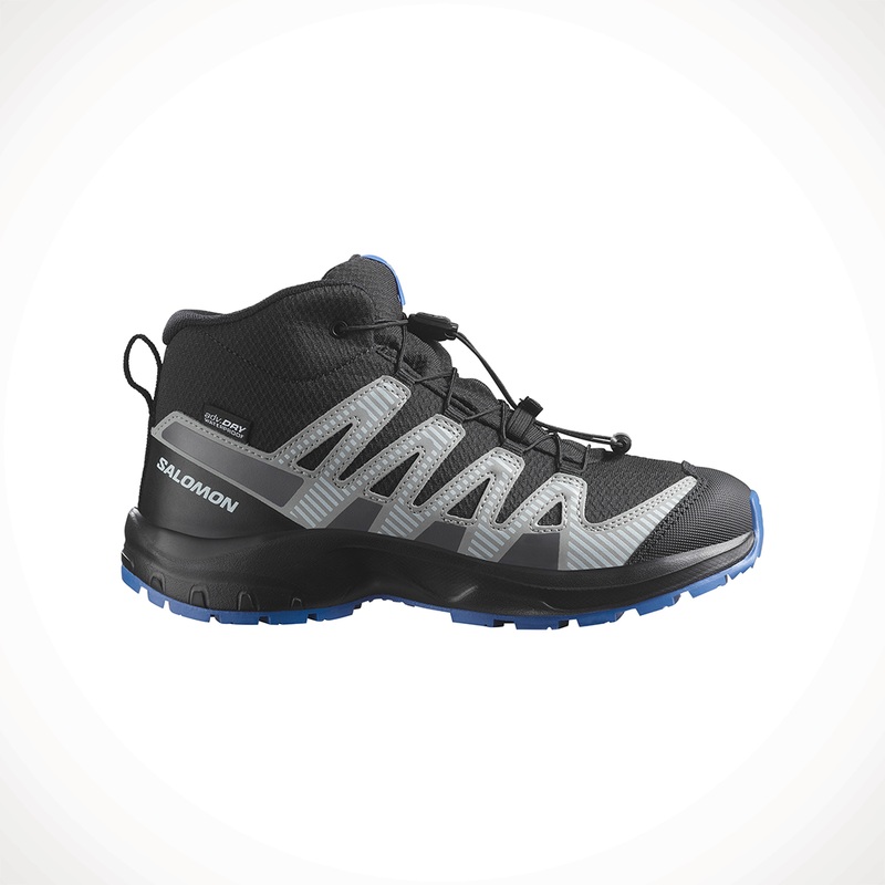 XA Pro V8 MID WP J  Kids’|Black/Mnment/Fr|5|6|7|1|2|3|4|11K|12K|13K