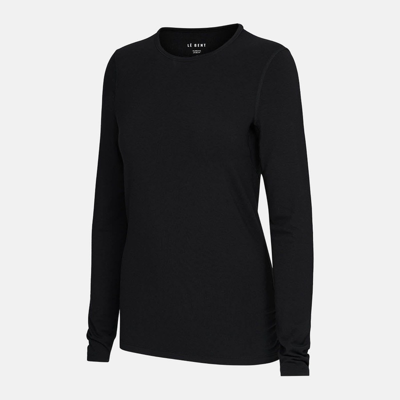 Women’s Midweight Crew|Black|Pearl|XS|S|M|L