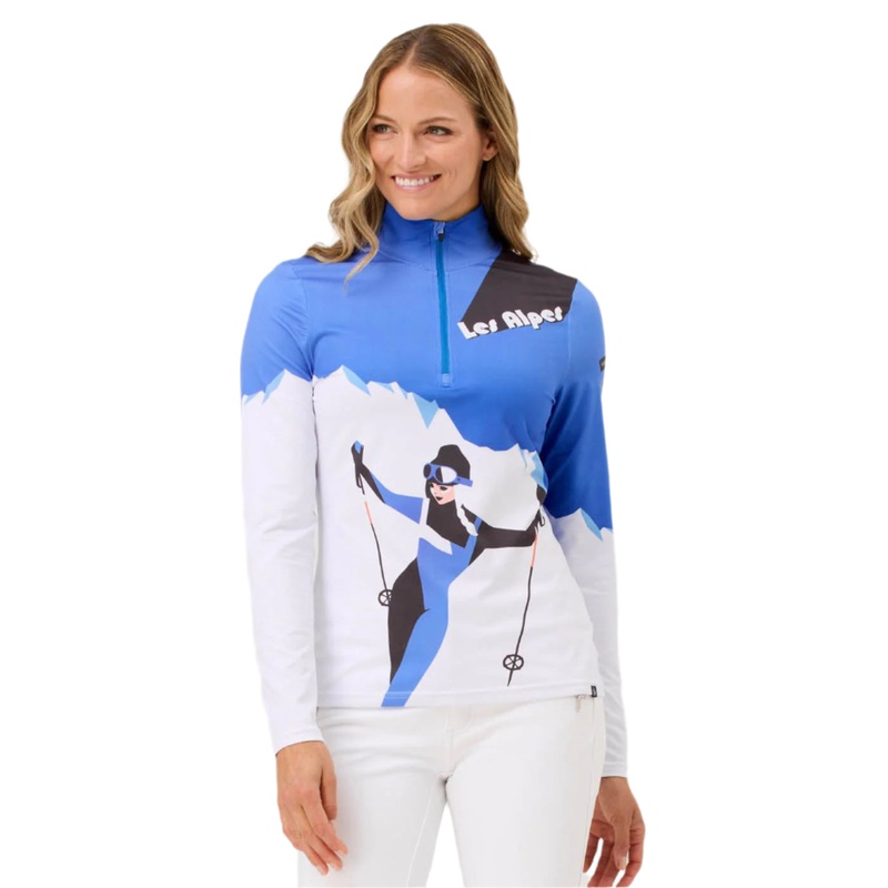 Women’s Mountain Pose Top|Dazzling Blue|XS|S|M|L