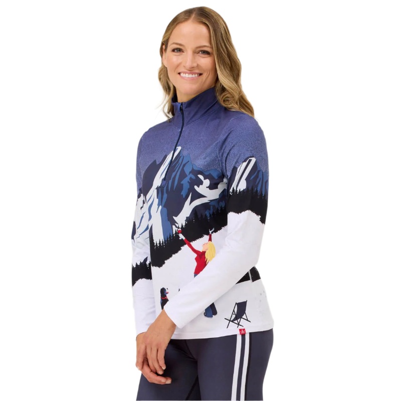 Women’s Powder Hound Top|Navy|S|M|L|XL