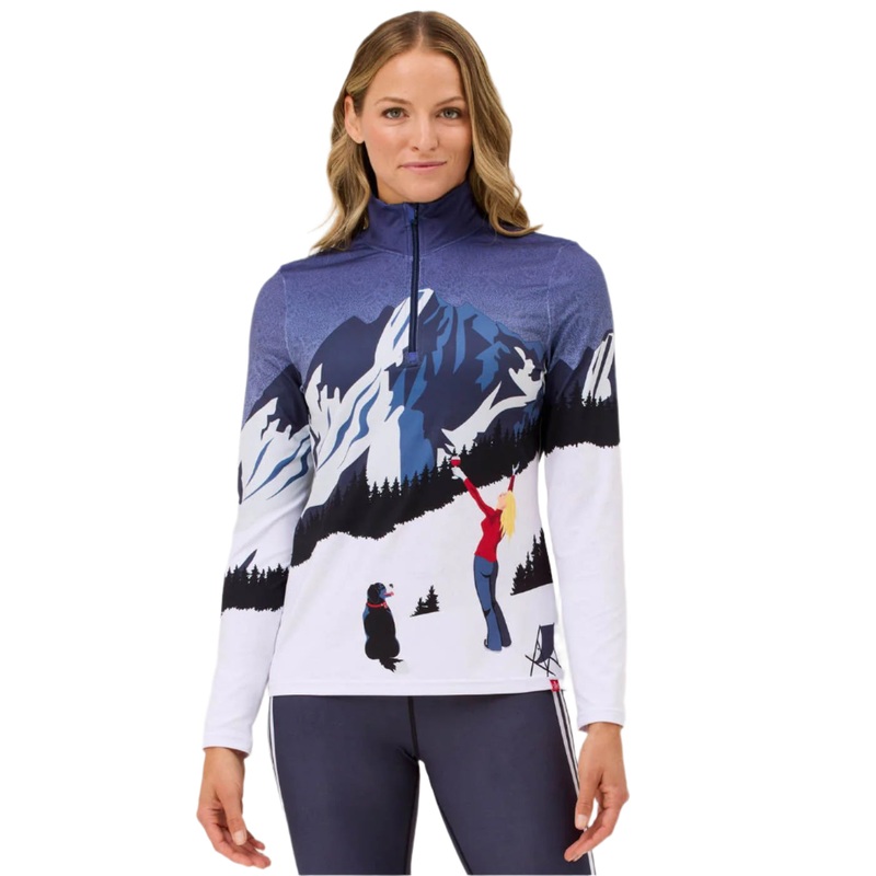 Women’s Powder Hound Top|Navy|S|M|L|XL