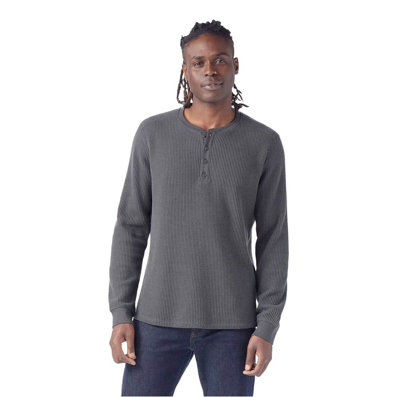 Men’s Waffle Long Sleeve Henley