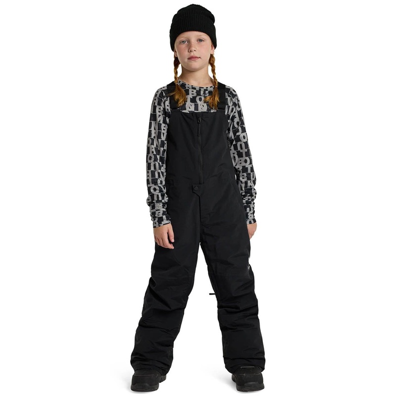 Kids’ Skylar 2L Bib Pants|True Black|Azalea Pink|Peach Echo|XS|S|M|L|XL