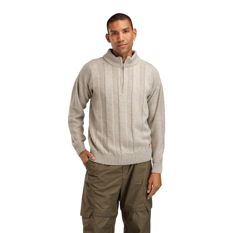 Men’s Kvaly Masc Sweater|Sand Mel|M|L|XL