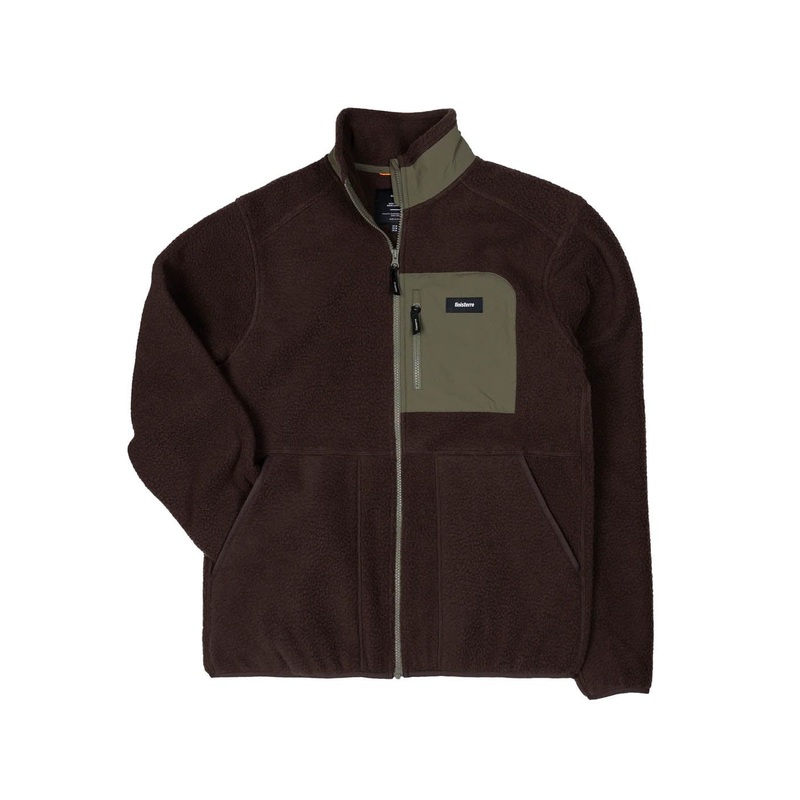 Men’s Bolster Full Zip|Burnt Umber/Olive|S|M|L