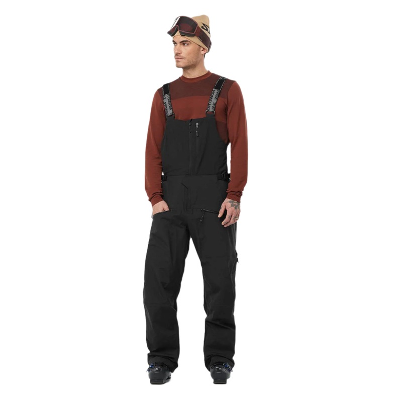 Men’s Absolute 3L Bib Pants|Deep Black|M|L|XL