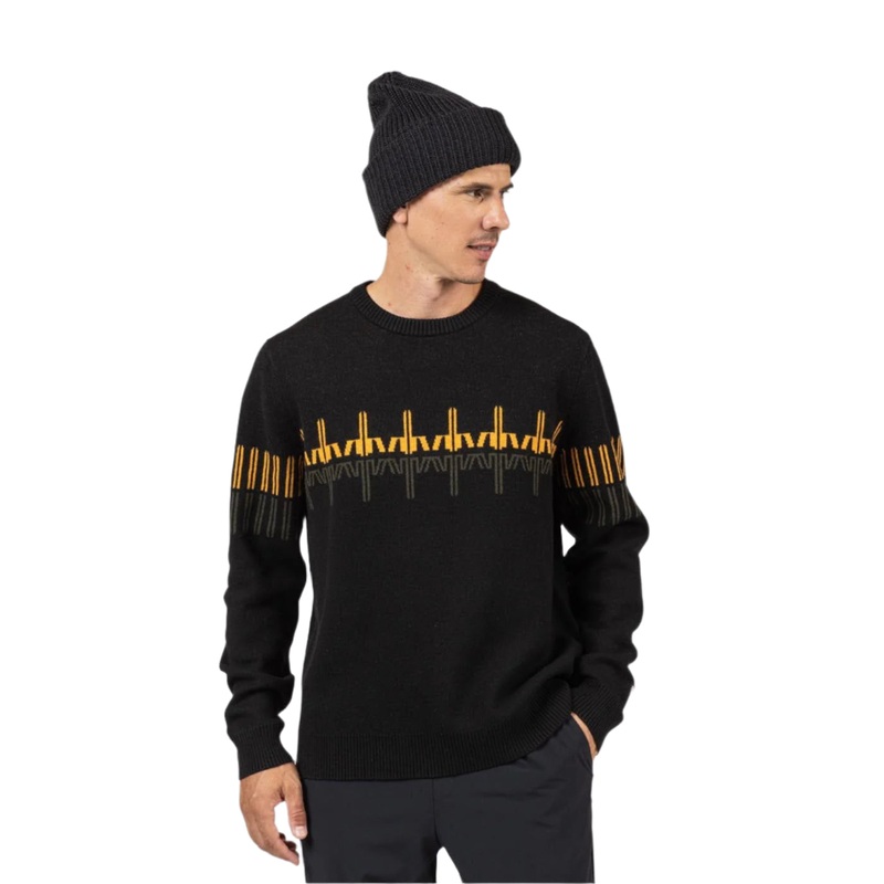 Men’s Patterned Crewneck Sweater