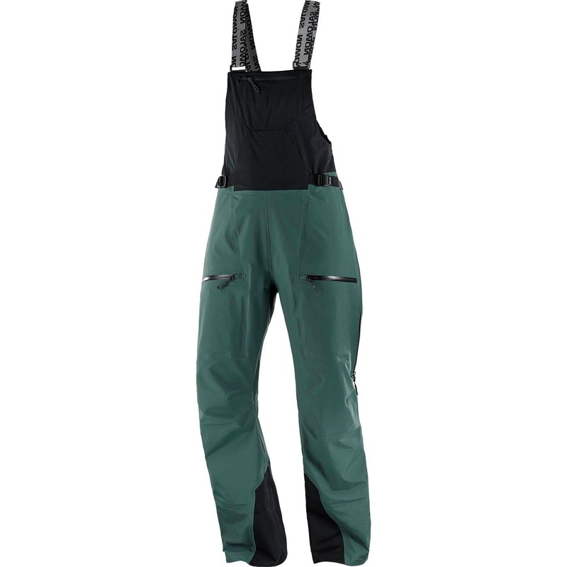 Women’s Absolute 3L Bib Pants|Green Gables / Deep Black|Blue Granite / Deep Black|S|M|L|XL