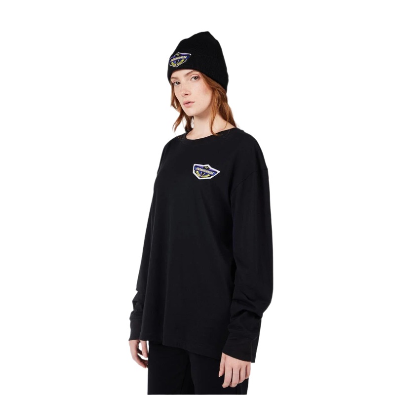 Unisex Super Long Sleeve Tee|Black|A17 – Super Violet|L|M|S|XL