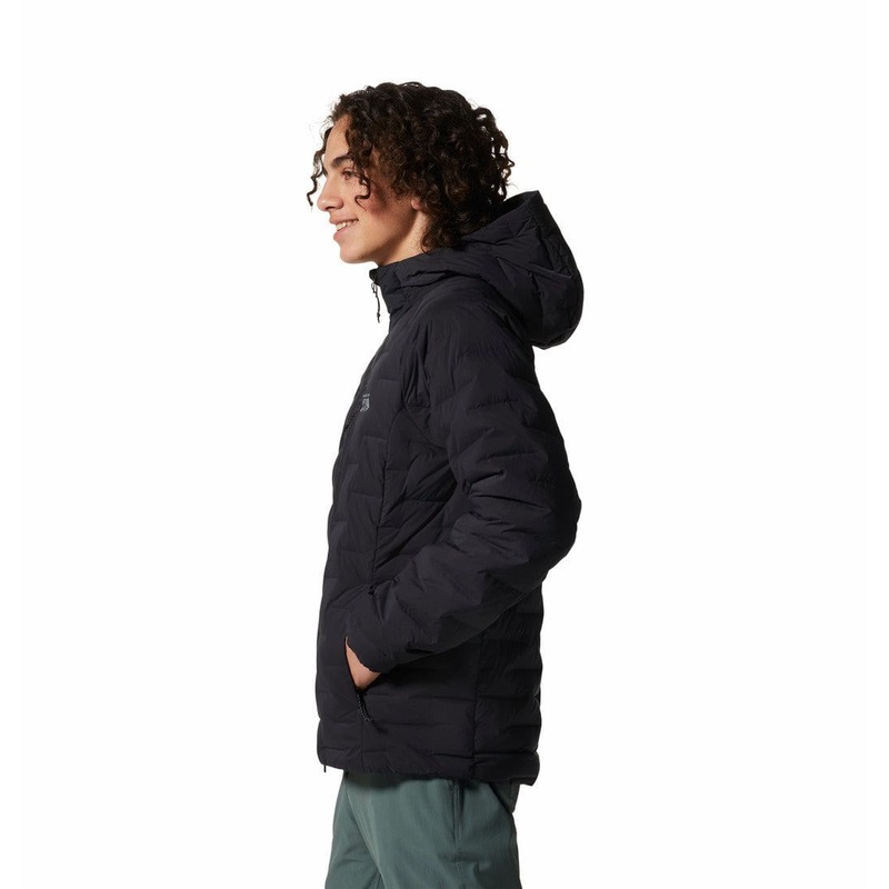 Men’s Stretchdown Hoody|Black|S|M|L