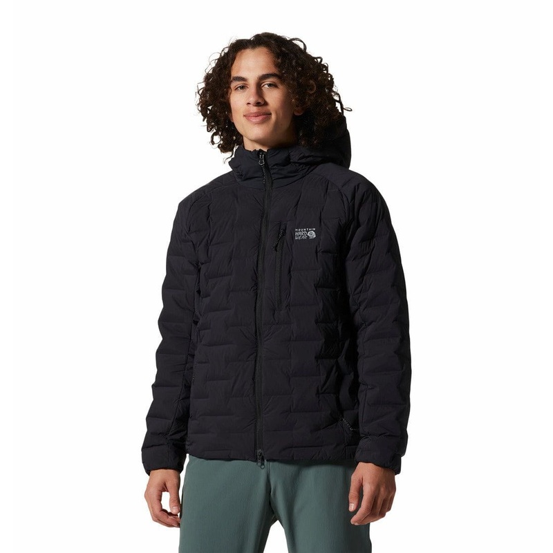Men’s Stretchdown Hoody|Black|S|M|L