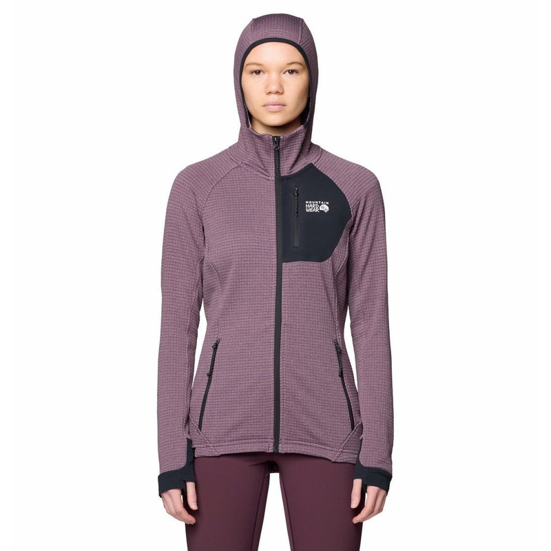 Women’s Polartec Power Grid Full Zip Hoody