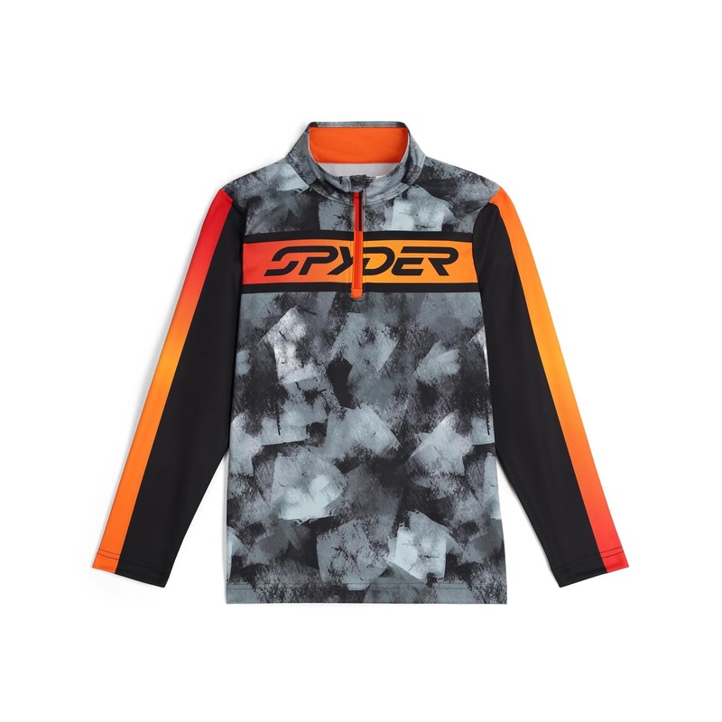 Boy’s Jacobs 1/2 Zip|Black Block Camo|Black|S|M|L|XL