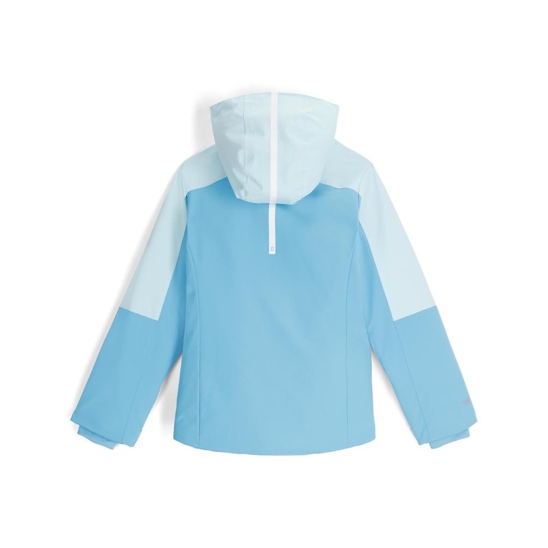 Girl’s Mila Jacket|Cyan Blue|Black|8|10|12|14
