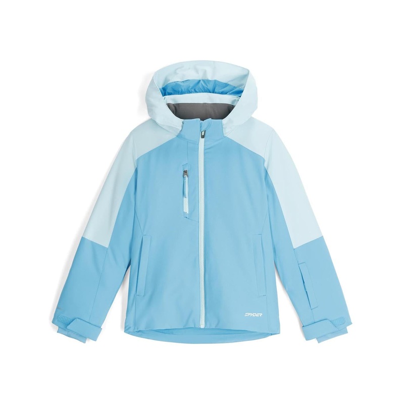 Girl’s Mila Jacket|Cyan Blue|Black|8|10|12|14