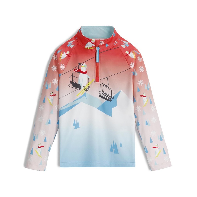 Girl’s Reflect 1/2 Zip|Coral Haze|2T|3T|4T|5|6|7