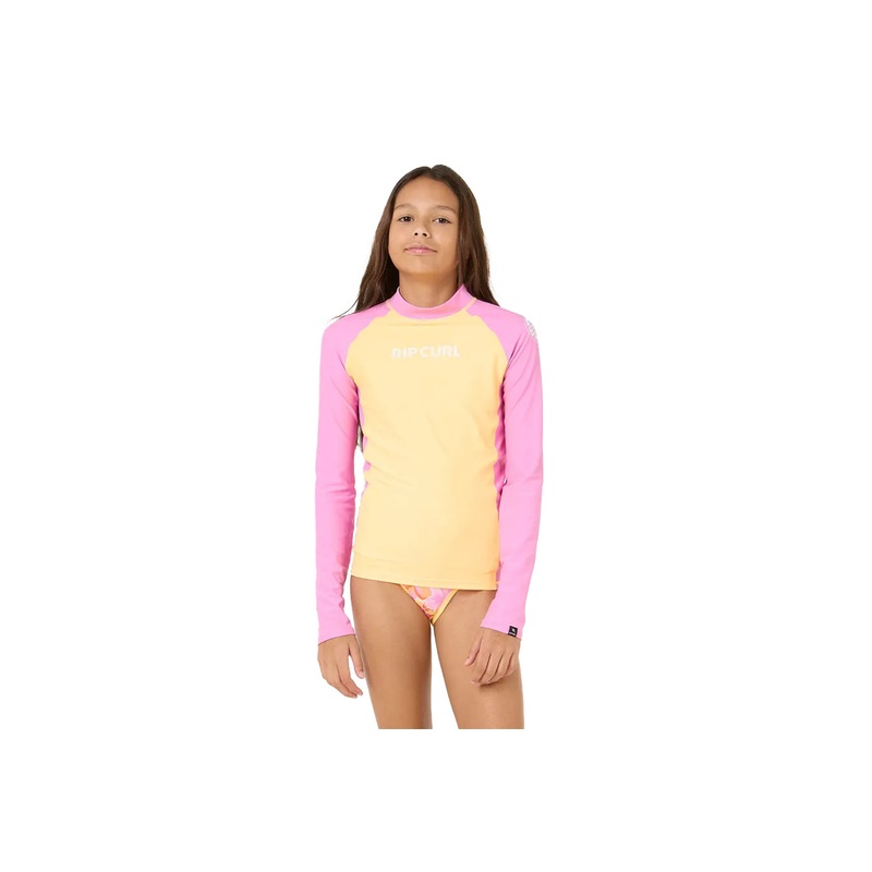CLASSIC SURF LS RASH VEST-GIRL