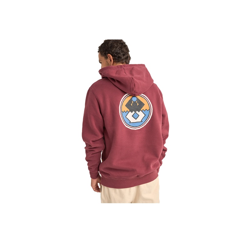 CHANNEL FLEECE HOOD|merlot|M|L|XL|XXL