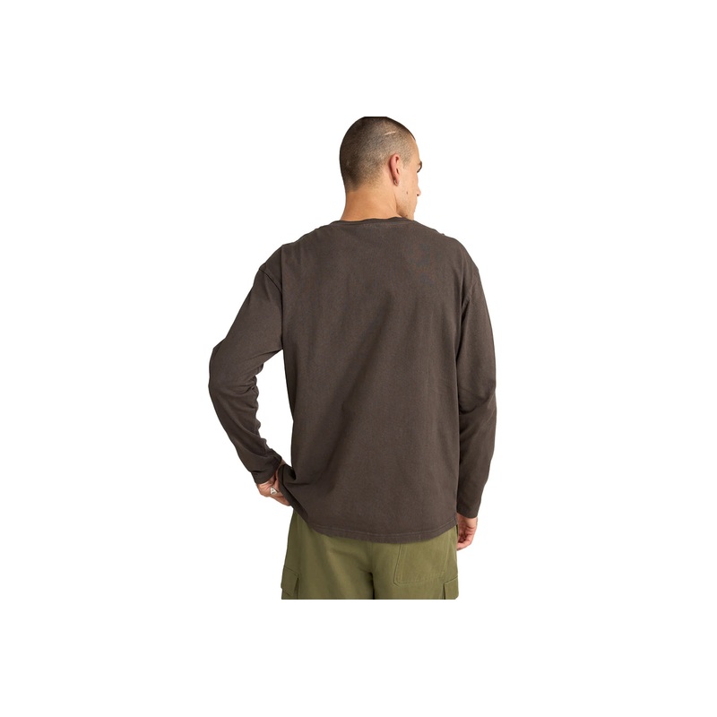 FLAME PRINTED VINTAGE LS T-SHIRT