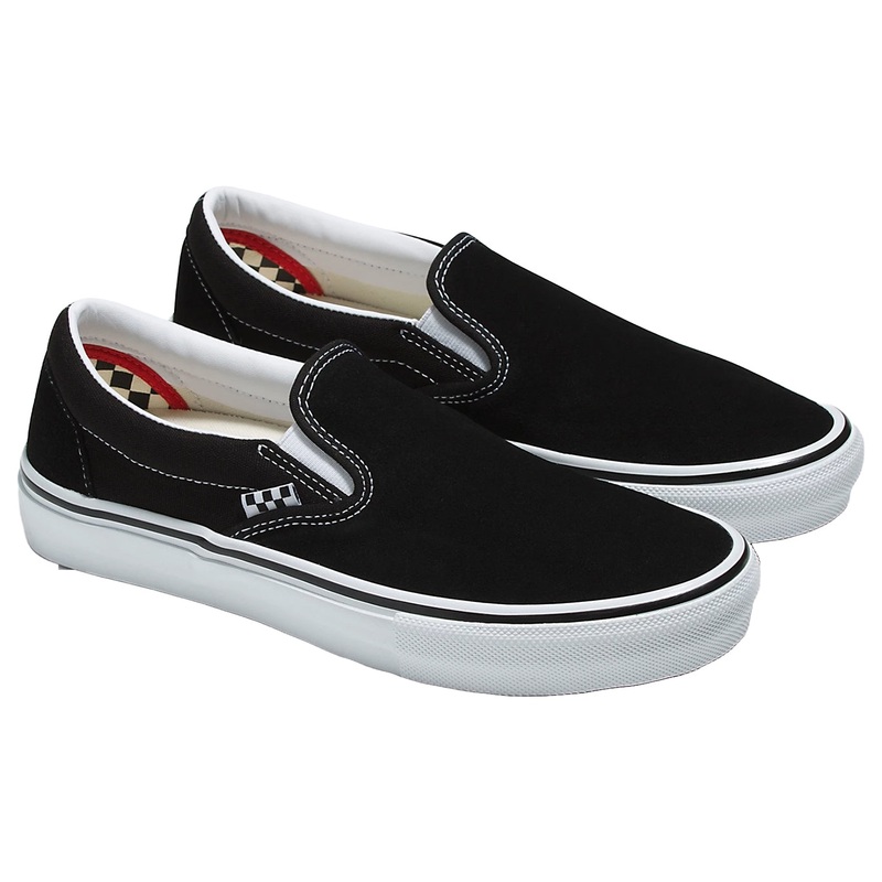 SKATE SLIP-ON|black/white|B5/W6.5|B5.5/W7|B6/W7.5|M7/W8.5|M7.5/W9|M8/W9.5|M8.5/W10|M9/W10.5|M9.5/W11|M10/W11.5|M10.5/W12|M11/W12.5|M12/W13.15