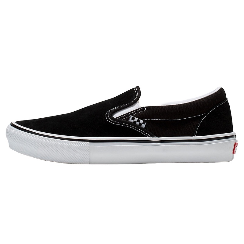 SKATE SLIP-ON|black/white|B5/W6.5|B5.5/W7|B6/W7.5|M7/W8.5|M7.5/W9|M8/W9.5|M8.5/W10|M9/W10.5|M9.5/W11|M10/W11.5|M10.5/W12|M11/W12.5|M12/W13.15