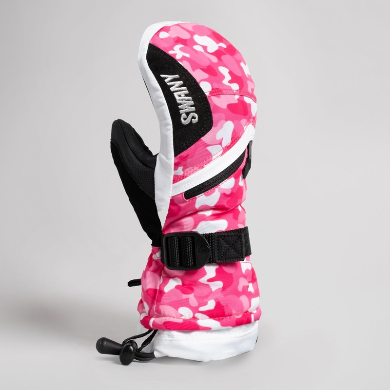Swany X-Over Jr Mitt|PINK CAMO|BLACK|S|M|L|XL|XS