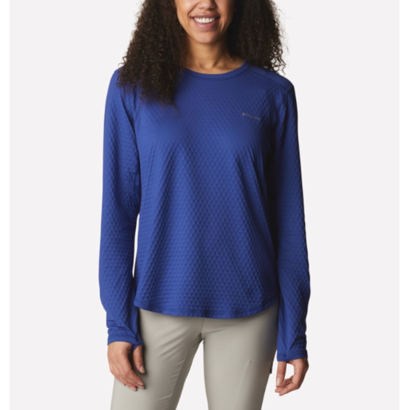 Columbia W Bliss Ascent LS|Dark Sapphire|XS|S|M|L|XL