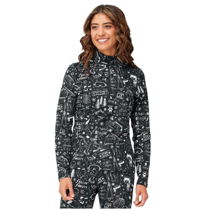 Women’s Graffiti Top|Black|White|XS|S|M|L|XL