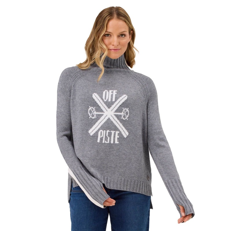 Women’s Off- Piste Turtleneck|Heather Grey|S|M|L