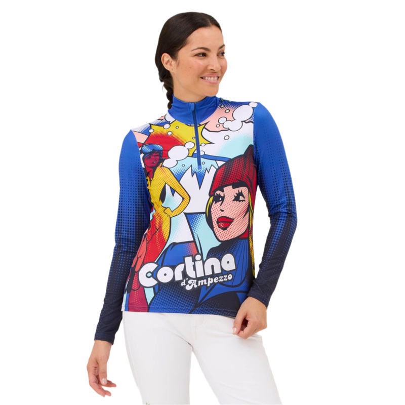 Women’s Pop Art Top|Multi|XS|S|M|L
