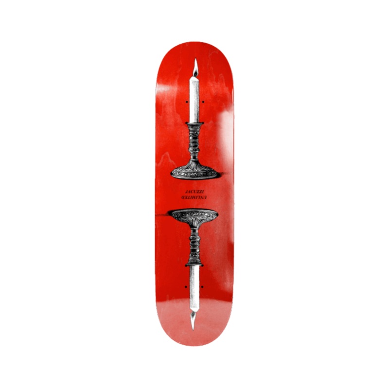 Tabla de skate Jacuzzi Unlimited Burnt Ends Ex7 – Red | 8.25