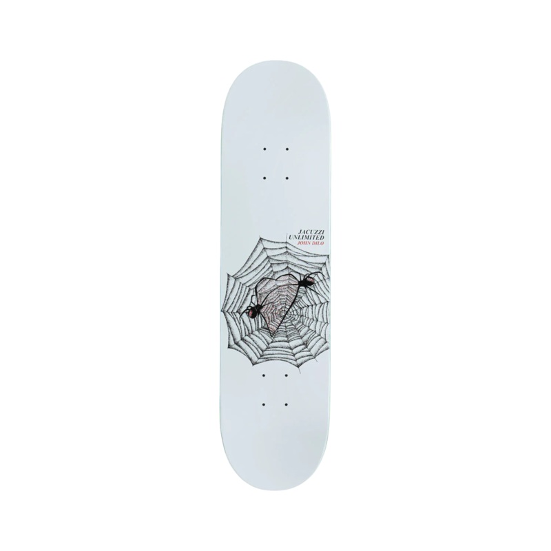 Tabla de skate Jacuzzi Unlimited John Dilo Evil Ex7 – White | 8.125