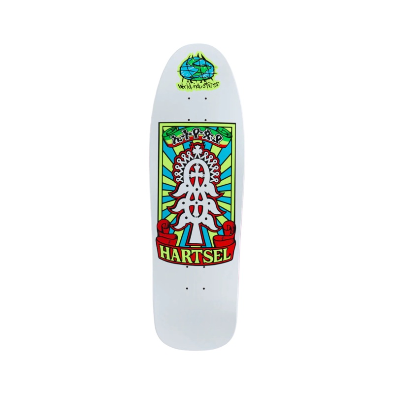 Tabla de skate World Industries Jeff Hartsl Yout Model – White | 9.38