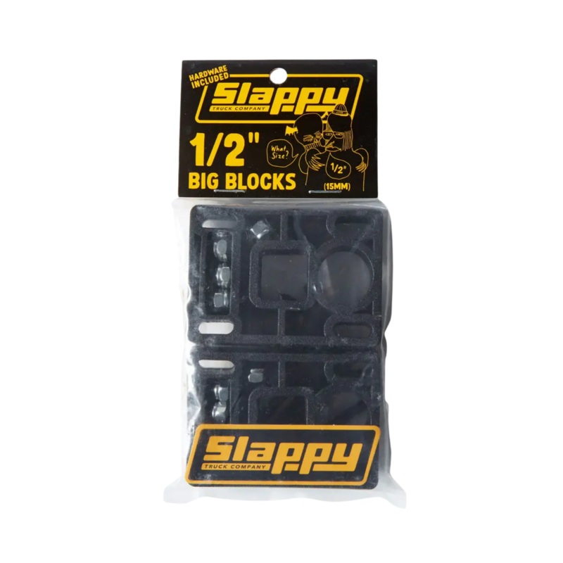 Alzas Skate Slappy Big Blocks con tornillos  – 1/2 (Pack 2)