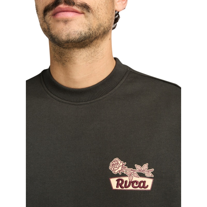 Sudadera RVCA Rose Sign | Pirate Black