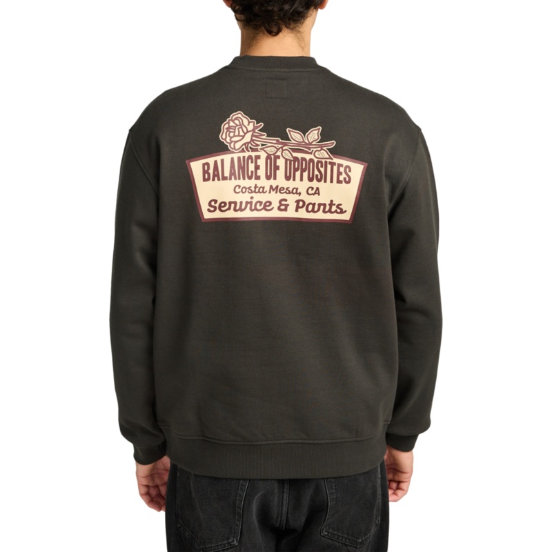 Sudadera RVCA Rose Sign | Pirate Black