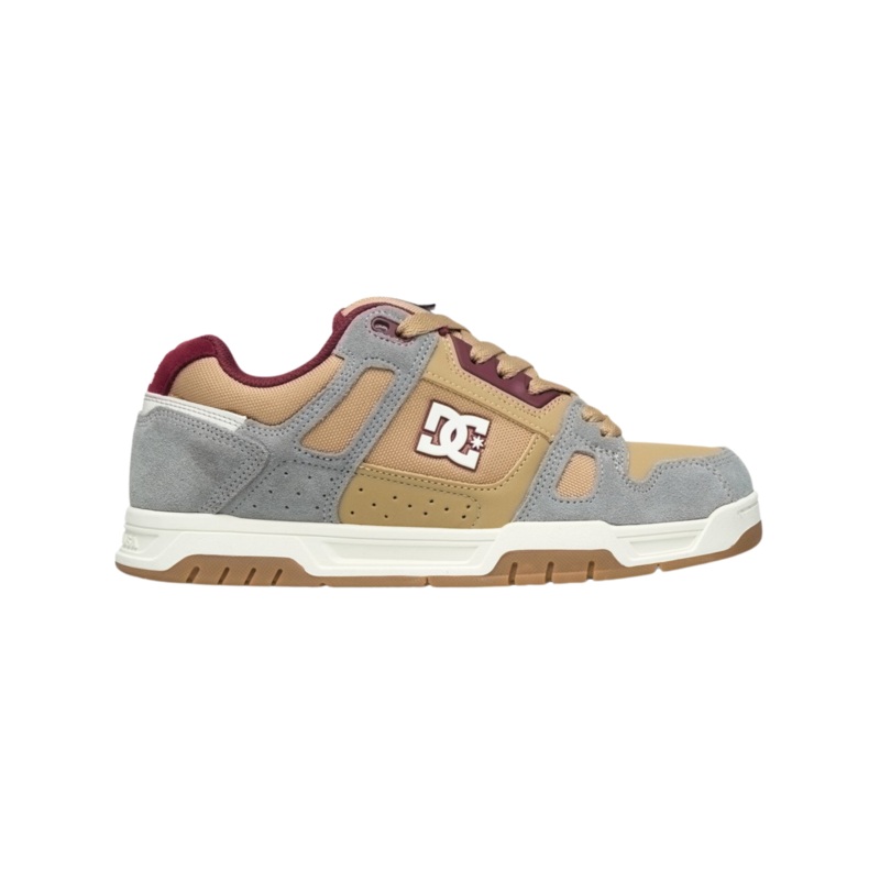 Zapatilla DC Stag | Tan/Grey/Dark Red