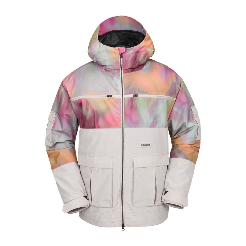 Chaquetas de snowboard Volcom Nightbreaker 20K Jkt – Grey