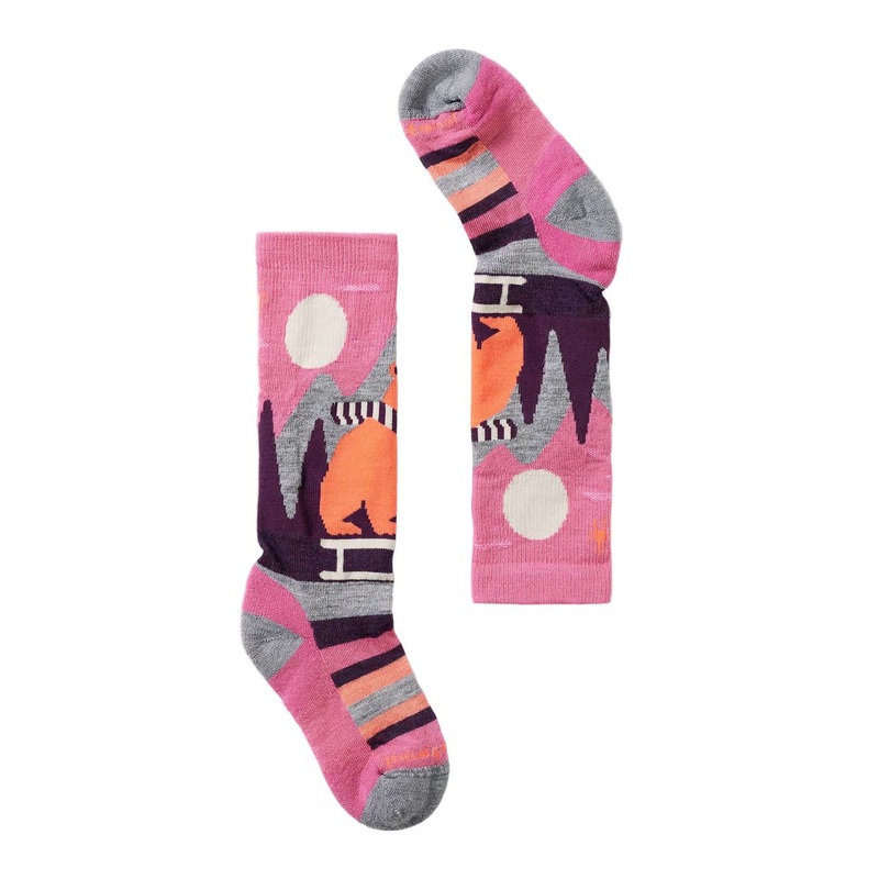Kids’ Ski Light Cushion Sleigh Bear OTC Socks