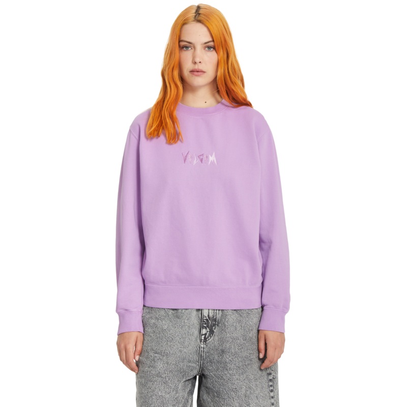 Sudadera Mujer Volcom Spikstone Crew – Iris Purple