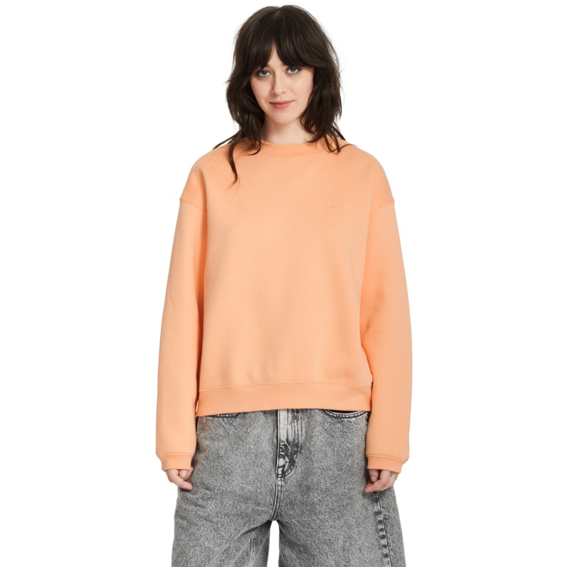 Sudadera Mujer Volcom Stone Heart Up Crew – Pale Peach