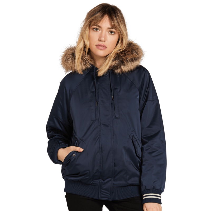 Chaqueta Mujer Volcom Plailist 5K Bomber – Sea Navy