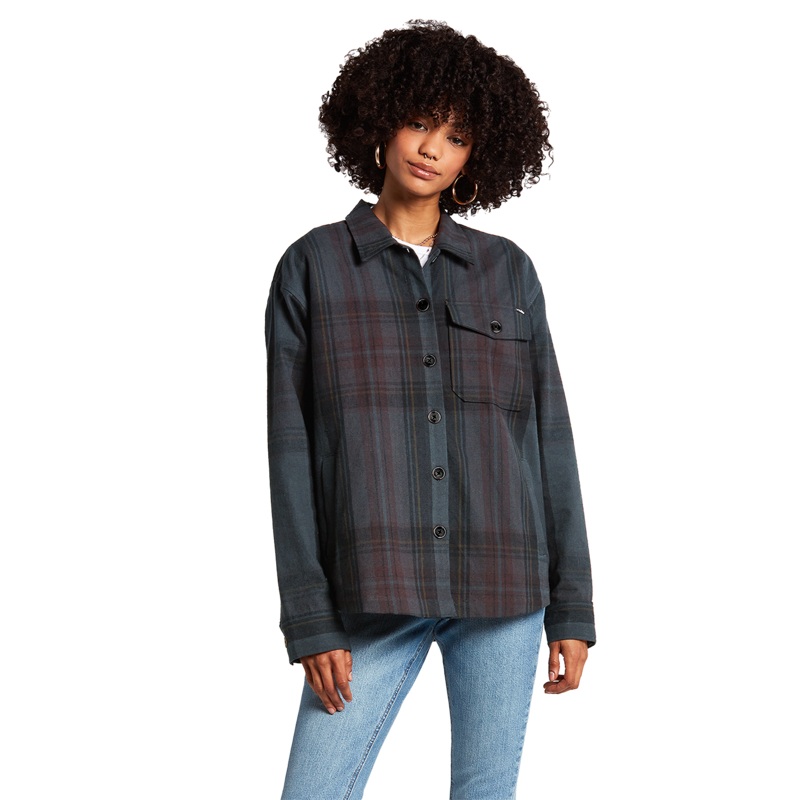Chaqueta Mujer Volcom Sound Trip Jacket – Black Plum