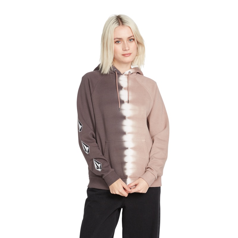 Sudadera con capucha Mujer Volcom Iconic Stone Hoodie – Espresso