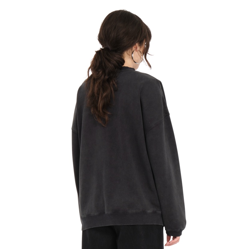 Sudadera Mujer Volcom Fa Max Sherman Crew – Black