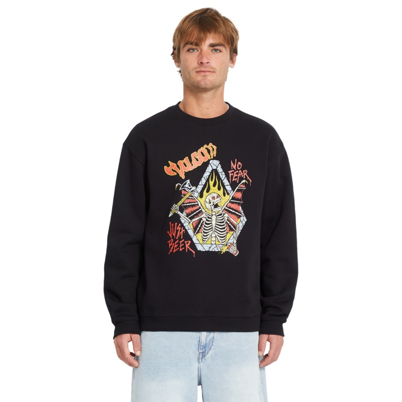 Sudadera Volcom Noder Crew – Black