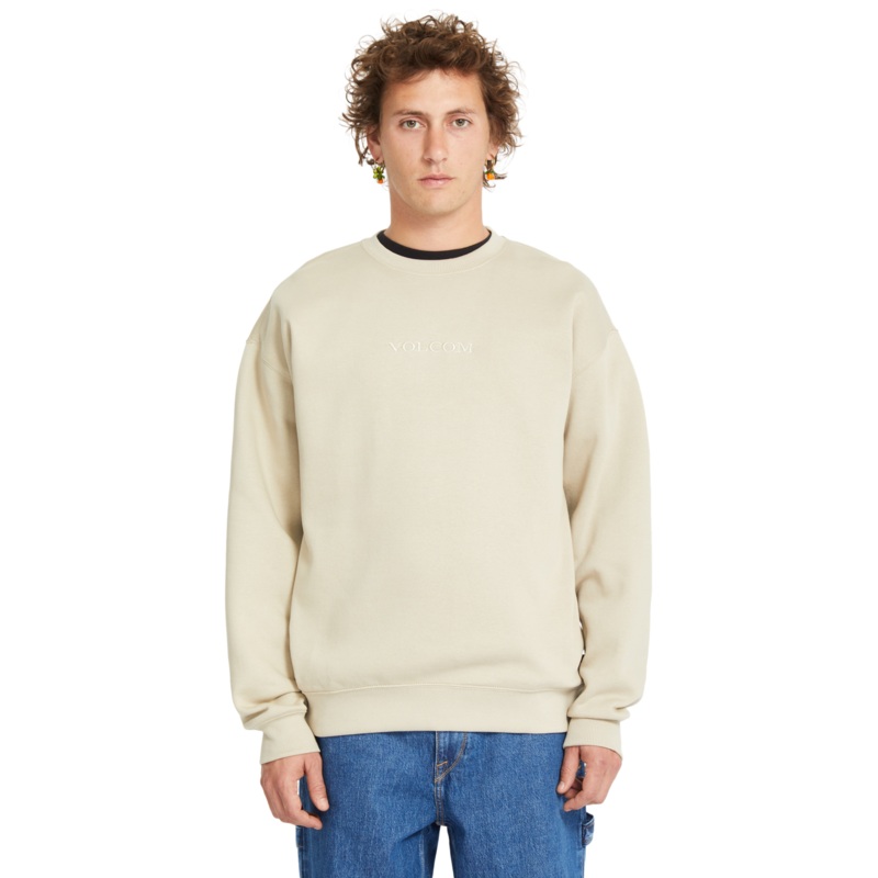 Sudadera Volcom Volcom Stone Crew Fleece – Light Khaki