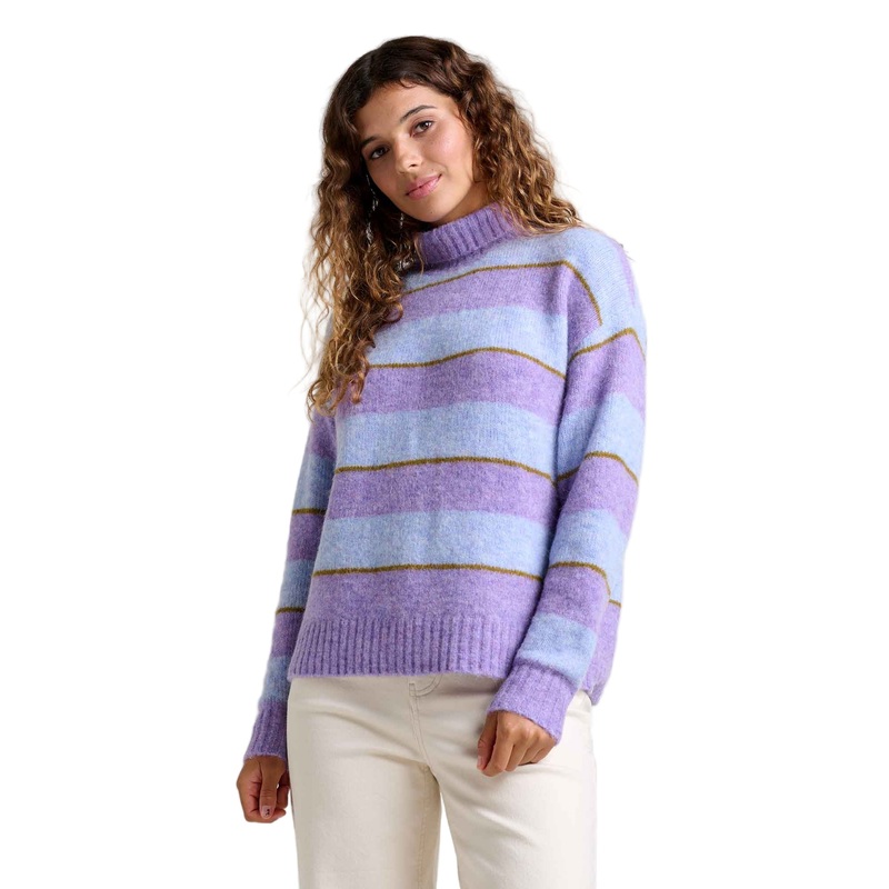 Women’s Toddy T-Neck Sweater|Aster|S|M|L