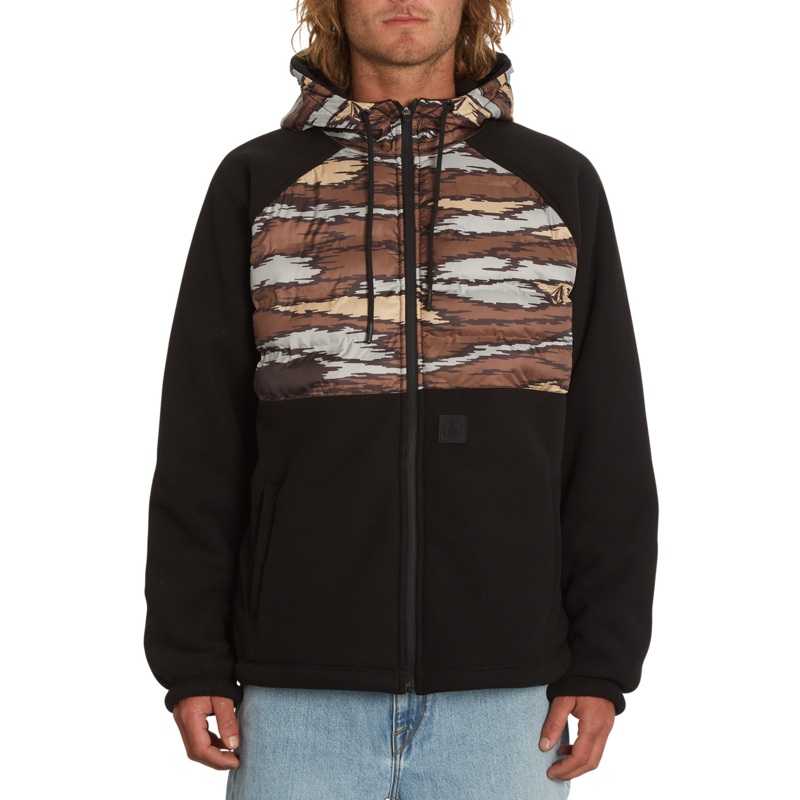 Sobrecamisa Volcom Muzzer Tripper Lined Fleece – Bark Brown