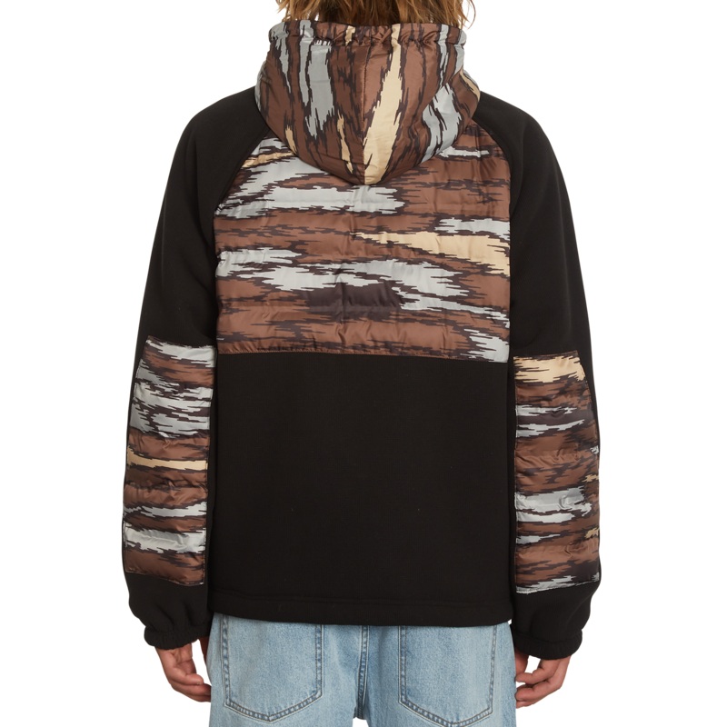 Sobrecamisa Volcom Muzzer Tripper Lined Fleece – Bark Brown